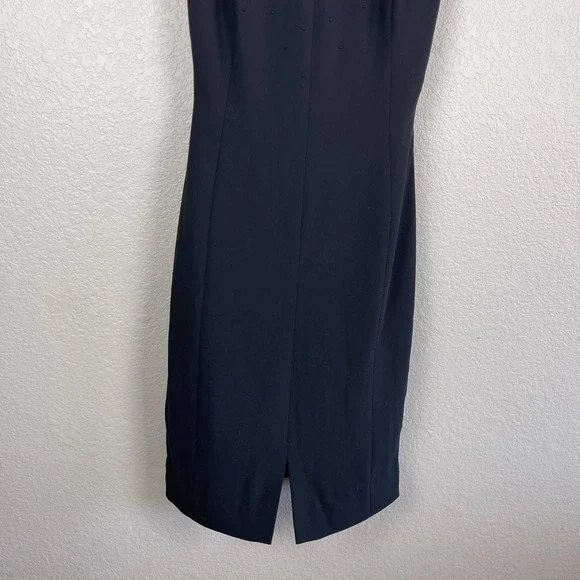 Vintage Jones Wear Black Dress Size 6 - Picture 3 of 8
